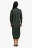 Frank & Eileen Green Cotton Rory Maxi Shirt Dress Size XXS