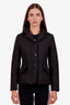 Christian Dior Blue Oblique Reversible Noragi-inspired Jacket Size 4