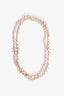 Pre-loved Chanel™ Grey Pearl God CC Long Necklace