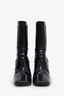 The Attico Black Patent Leather Ankle Boots Size 36