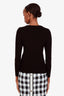 ALC Black Cut Out Front Long Sleeve Sweater Size S