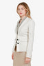 Veronica Beard Beige Single Breasted Blazer Size 2