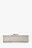 Gucci Light Grey Guccissima Leather Medium Emily Horsebit Chain Bag