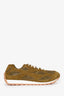Bottega Veneta Green Suede Mesh 'Orbit' Sneaker Size 42