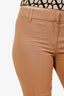 Brunello Cucinelli Brown Cotton Straight Leg Pants Size 8