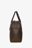 The Row Brown Deerskin 'India 12' Top Handle Bag