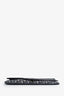 Christian Dior Blue Canvas Oblique Jacquard Fold Over Clutch