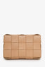 Bottega Veneta Tan Small Intreccio Cassette Crossbody Bag