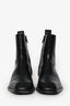 Alexander Wang Black Leather Square Toe Ankle Boots Size 38.5