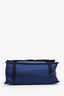 Prada Navy Nylon Logo Stripe Messenger Bag