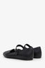 The Row Black Leather 'Ava' Ballerina Shoes Size 38