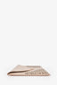 Alaïa Blush Pink Perforated Leather Envelope Clutch