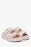 Alexander McQueen Pink Rubber Slides Size 37