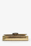 Jimmy Choo Gold Metallic Snake Embossed 'Chéri' Crossbody Bag