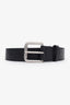 Bottega Veneta Black Intrecciato Stamp Belt Size 95