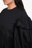 Simone Rocha Black Poplin Cotton Signature Sleeve Smock Dress Size 6
