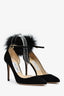 Jimmy Choo Black Suede Rosa Pumps Size 37