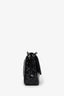 Pre-loved Chanel™ 2012-13 Black Quilted Patent Leather Medium Double Flap