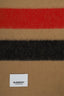 Burberry Brown Cashmere Fringe Scarf