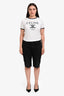 Saint Laurent Black Denim Dark Wash Bermuda Shorts Size 32