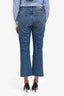 GRLFRND Blue Distressed Hem High Rise Jeans Size 26