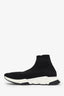 Balenciaga Black Speed Sock Sneakers Size 12 Mens