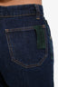 Carven Dark Blue Barrel Leg Jeans Size 34
