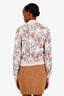 Hermès Beige/Multicolour 'Zouaves et Dragons' Print Bomber Jacket Size 40