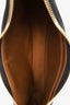 Celine Brown Leather Canvas Triomphe Ava Shoulder Bag