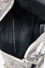 Balenciaga Silver Metallic Leather XS 'Le Cagole' Shoulder Bag