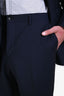 Etro Navy Blue Blazer Pants Suit Set Size 54 Mens