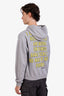 Gucci x Pablo Delcielo Grey Cotton-Jersey Hoodie Size S