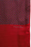 Christian Dior Red Silk Wool Scarf