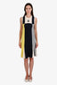 Pre-loved Chanel™ 2008P Multicolour Cotton Cashmere Perfume Bottle Sleeveless Dress Size 30