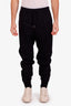 Hermès Black Cotton Wool Pleated Pants Size 44 Mens