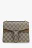 Gucci Beige Canvas Leather Mini Dionysus Chain Shoulder Bag