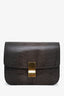 Celine Grey Lizard Medium Box Crossbody Bag