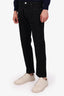 Louis Vuitton Black Denim Gaston "V" Patch Jeans Size 32 Mens