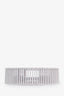 Cult Gaia White Acrylic Arc Clutch Bag