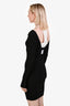 T by Alexander Wang Black/White Ribbed Layered Midi Dress Size S