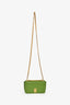 Burberry Green Quilted Leather Mini Lola Bag