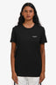 Balmain Black Cotton Logo Short Sleeve T-Shirt Size S