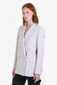Acne Studios Purple Double Breasted Blazer Size 38