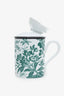 Gucci Green/White Herbarium Butterfly Mug