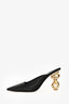 Cult Gaia Black Gold Heel Mules Size 39