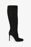 Prada Black Suede High Boots Size 37