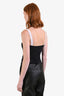 Reformation White/Black Contrast Bustier Tank Top Size XS