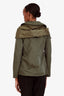 Moncler Green Nylon Utility Jacket Size 0