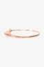 Hermès 18k Rose Gold and Diamond 'Galope' Bangle Bracelet
