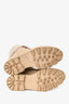 Jimmy Choo Brown Suede Shearling Hiking Boots Size 36.5